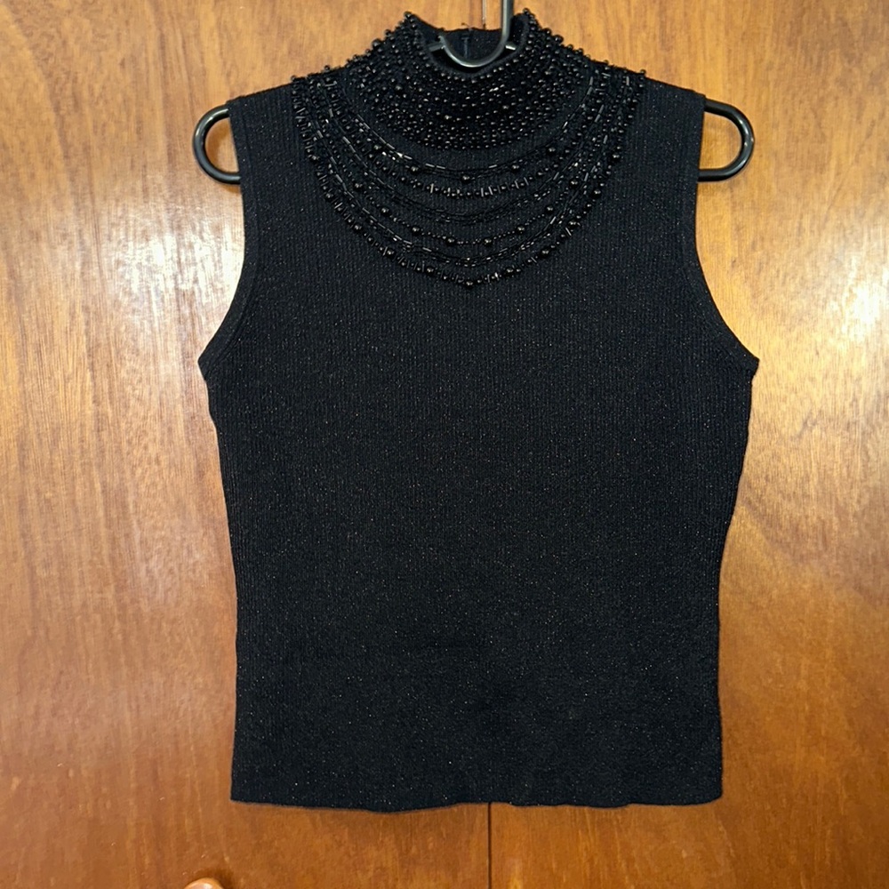 Grace Elements Beaded Top. - image 1